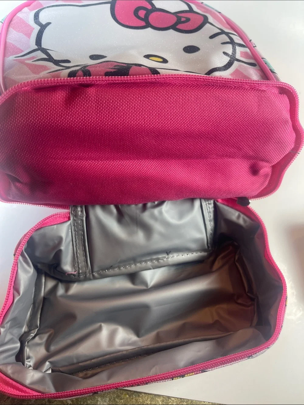 Hello Kitty Girls Pink Lunch Box Bag Sanrio Back to School for elementary school
